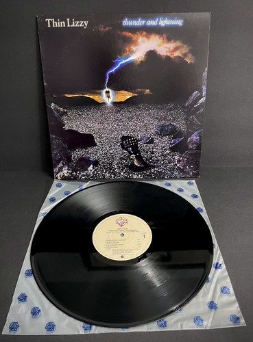 Thin Lizzy - Thunder And Lightning 1983 LP ( 1-23831 ) US First Press VG+