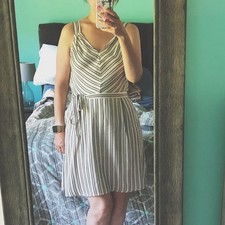 NWT A New Day Chevron Dress | Size Small | Coastal Chic | Preppy | Casual Chic