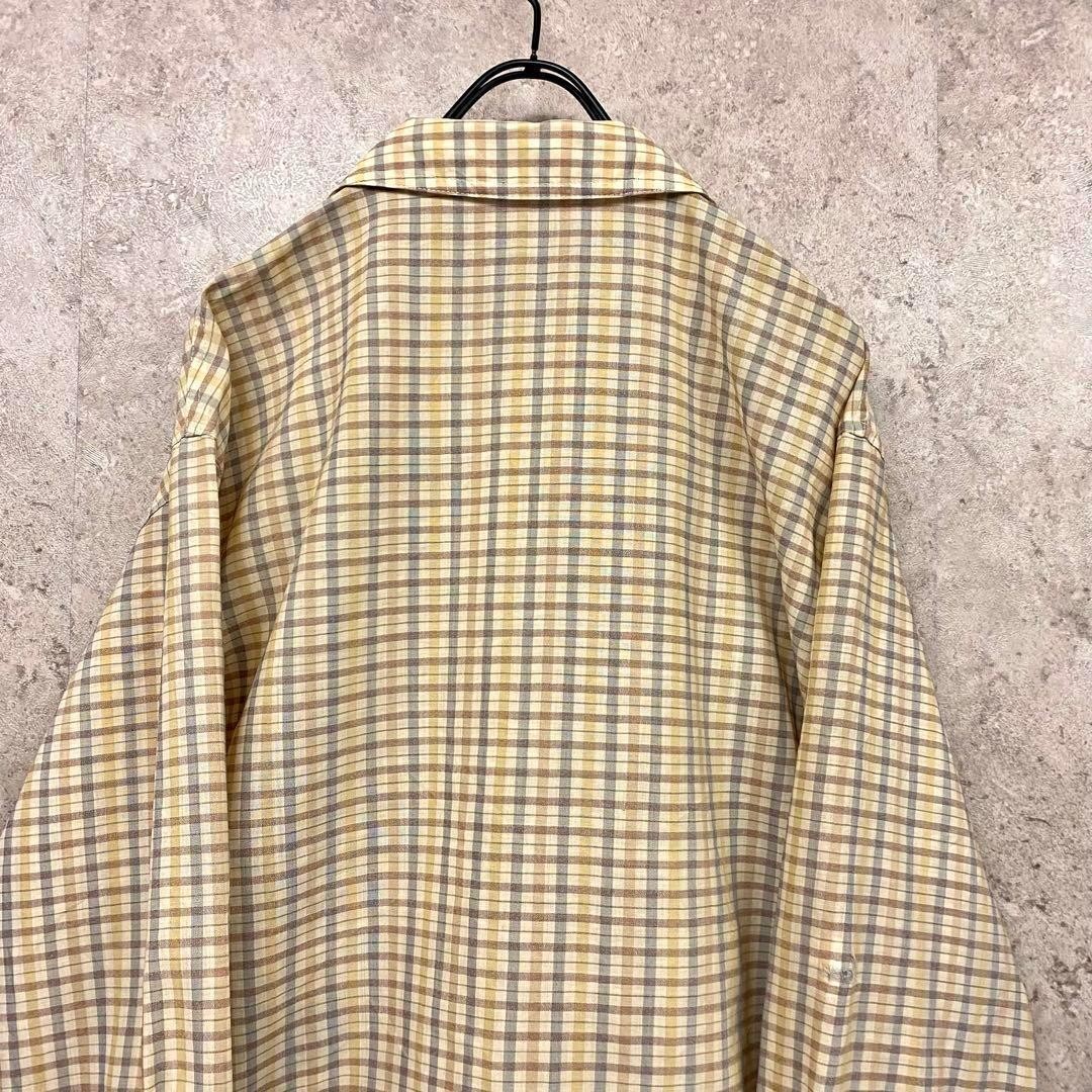 Rare Yves Saint Laurent Beige Check Blouson Jacket W63cm L66cm Sleeve55cm Rare thumbnail 6