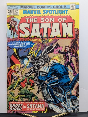 Marvel Spotlight # 22 - 1st meeting of Daimon & Satana High Grade