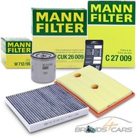 Mann Inspektionspaket FÜR Audi A3 Seat Leon Skoda VW Golf 7 8 Touran 1.2 1.4 TSI