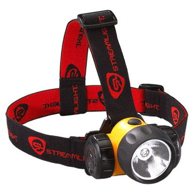 Streamlight HAZ-LO, Division 1, UL Listed Headlamp 3AA, LED, Elastic & Rubber