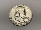United States Franklin Liberty Half-Dollar Coin 1954