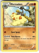 Wormadam 44/124 Uncommon Fates Collide Pokemon HP