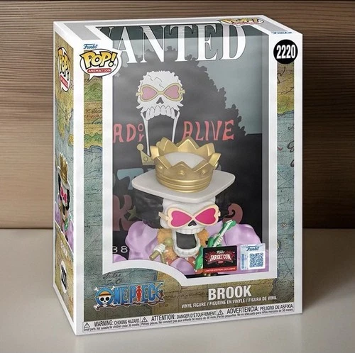 🏴‍☠️PRESALE Funko Pop One Piece Wanted Poster Brook #2220 (📦 March 2-6)