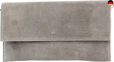 modamoda de T151 Damen Wildleder Rauleder Clutch Umhängetasche Abendtasche 