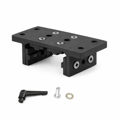 80/20 6423 3D Printed 10 Series 4 Slot Mount Black Linear Bearing with Brake Kit