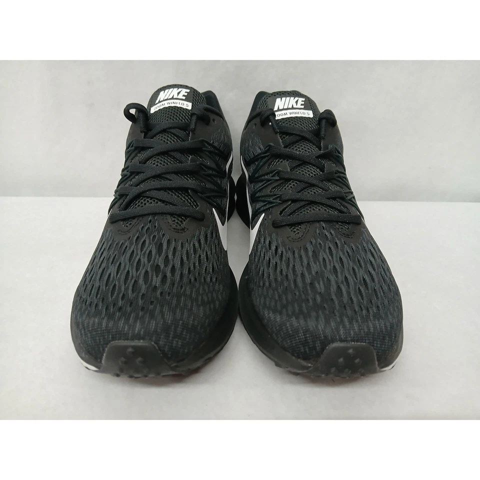 Nike Zoom Winflo 5 Men's Black White Running Shoes Sneakers Size 8 AA7406-001 - Image 4 of 4