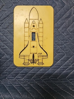 NASA SPACE SHUTTLE Light Switch Cover 1976 5 x7 