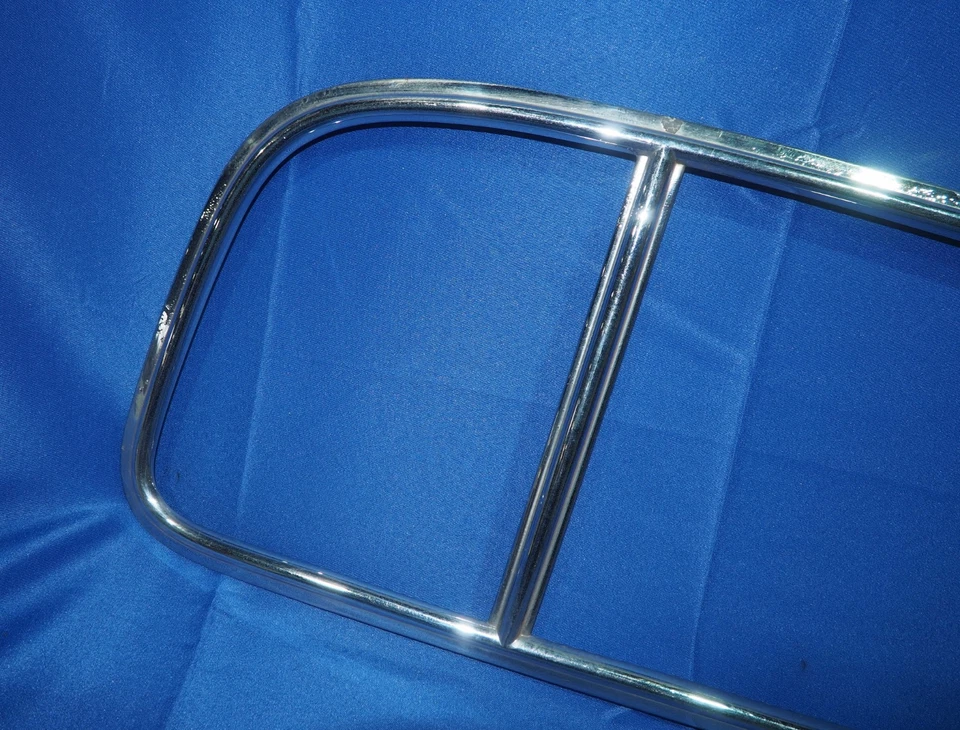 1940 1941 Cadillac Series 62 Sedan para-brisa traseiro cromado moldura surround fabricante de equipamento original - Imagem 2 de 4