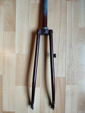 VINTAGE STEEL 1" THREADED STEERER 27/700 RETRO ROAD BIKE FORK