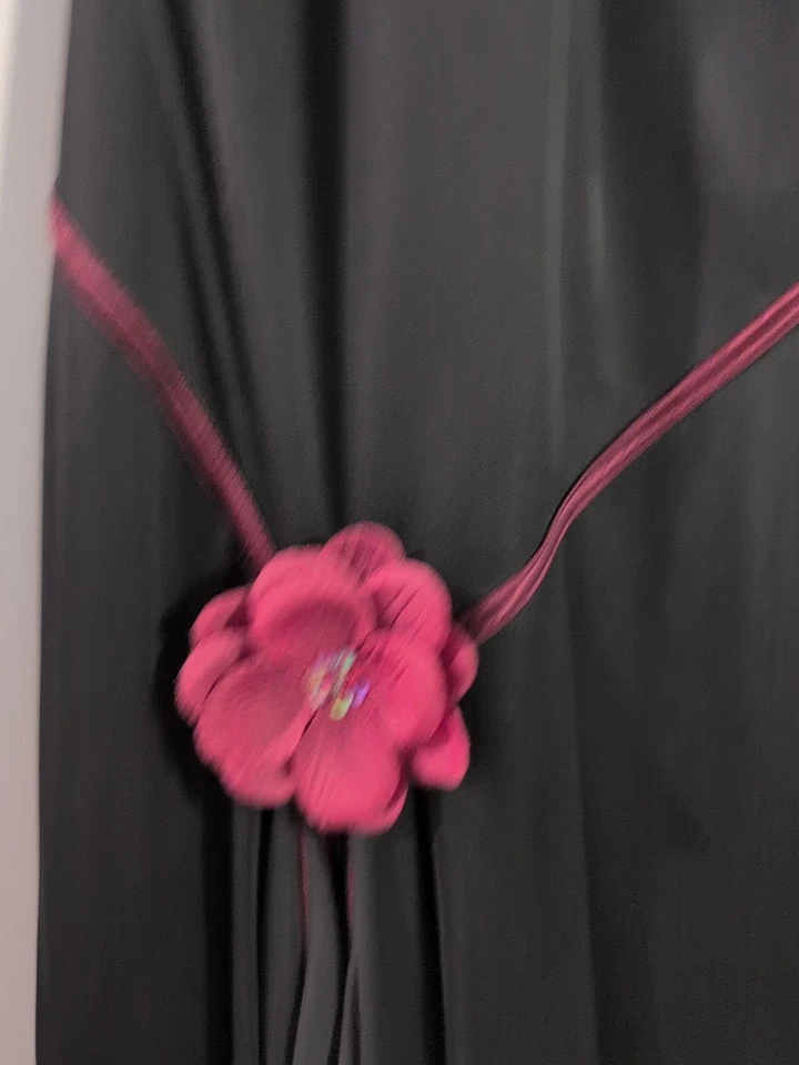 Vestido Halter Negro Y2K De Colección Talla L Fluido Fairycore WhimsiGoth Witchcore Tango Foto 3 de 4