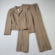 Chaps 2-Piece Suit Womens 4 Jacket Sport Coat + 4 Dress Pants