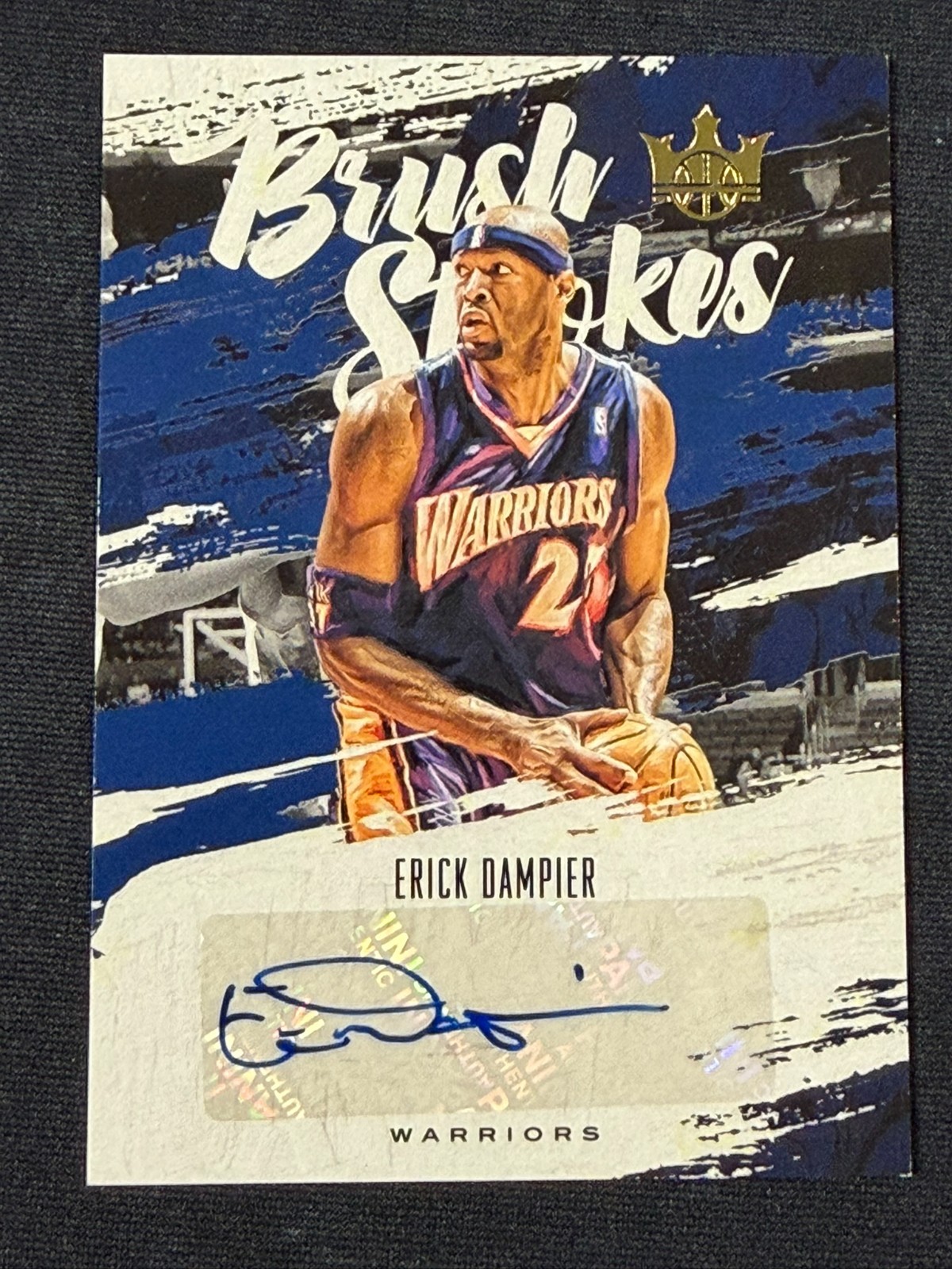 2019-20 Panini Court Kings - Brush Strokes Erick Dampier #BR-EDA 66/149 (AU)