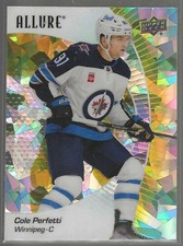 2023-24 Upper Deck Allure #37 Cole Perfetti Yellow Taxi