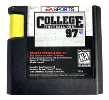 College Football USA 97 for Sega Genesis EA Sports Vintage Cartridge Only Tested