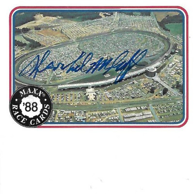 HERSHEL MCGRIFF SIGNED 1988 MAXX RACING #56 - NASCAR