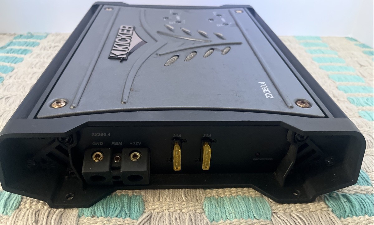 Kicker ZX350.4 4-Channel Car Amp for sale online | eBay
