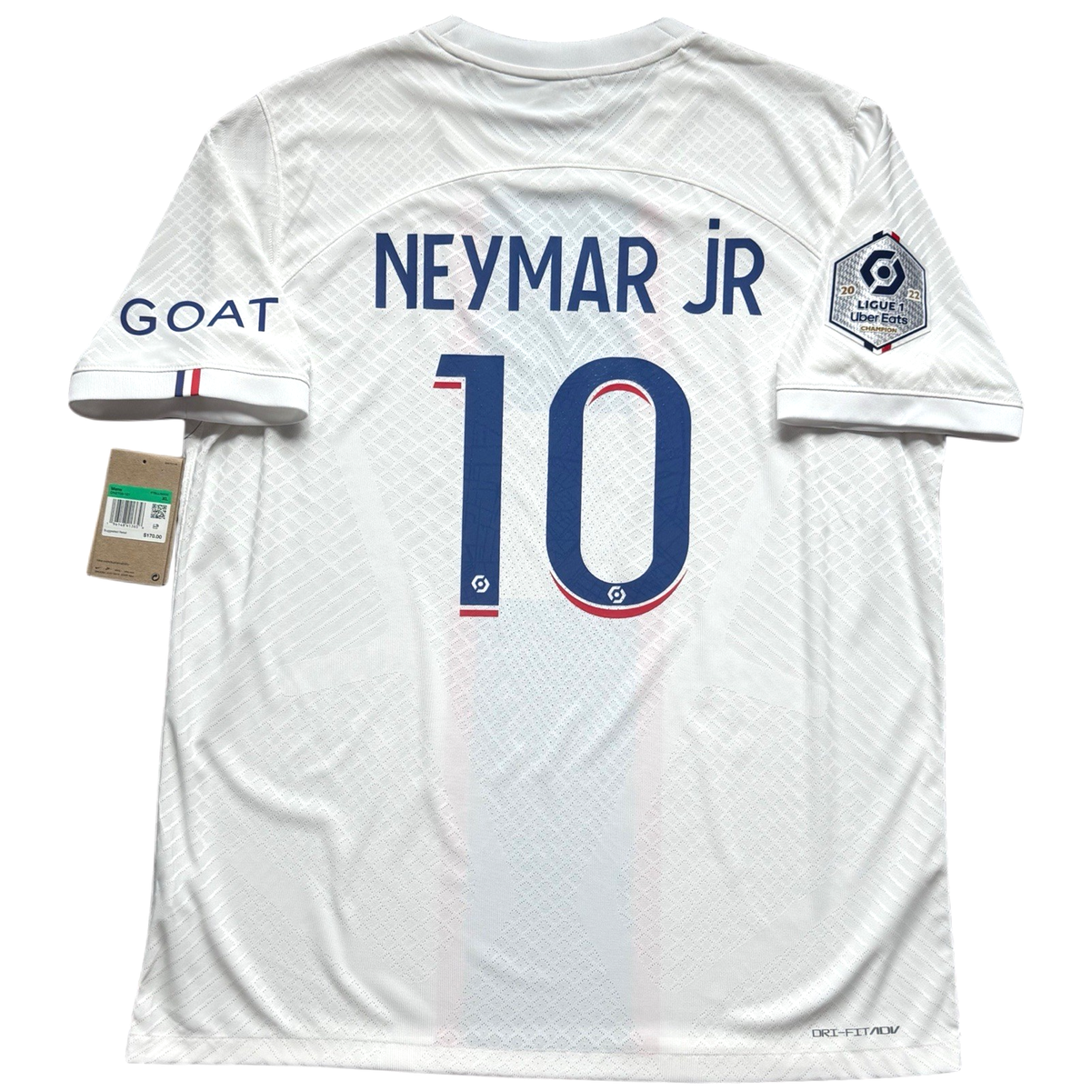 2022/23 PSG Authentic Third Jersey #10 Neymar Jr XL Vapor Player