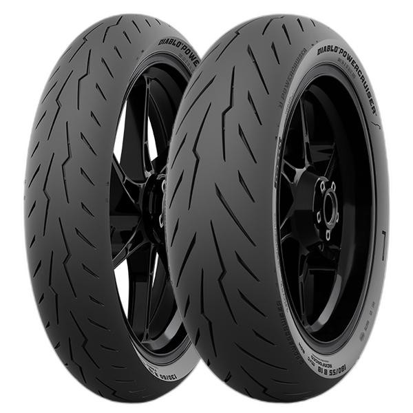 TYRE PAIR PIRELLI 130/60-21 63H + 180/70-16 77H DIABLO POWERCRUISER