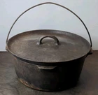 Wagner's 12" Cast Iron Dutch Oven With Lid