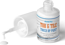 Specialty Tub and Tile Paint, High-Gloss Bathtub Paint White, Quick-Dry Porcelai