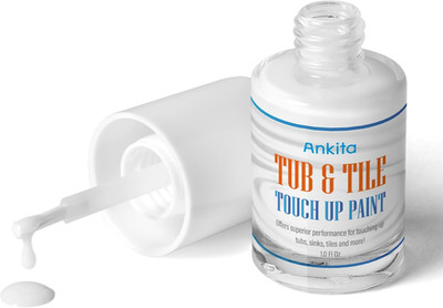 Specialty Tub and Tile Paint, High-Gloss Bathtub Paint White, Quick-Dry Porcelai