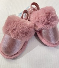 Toddler Lila Metallic Scuff Slippers Pink - Cat Jack - baby SIZE S 5/6