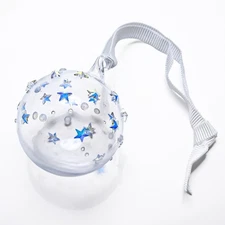 New w/ Gift Box SWAROVSKI Brand 56827337 AB Stars Holiday Magic Ball Ornament