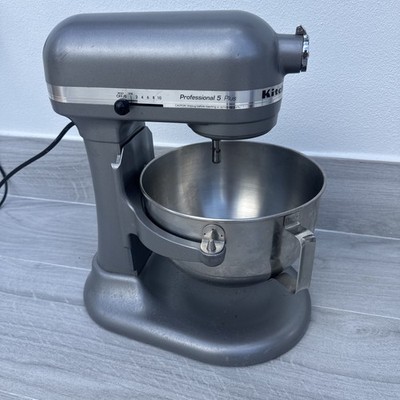 KitchenAid Professional 5 Plus 5Qt Stand Mixer Silver Batidora Vintage Works 