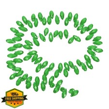 PATIKIL Teardrop Crystal Beads 12x6mm Grass Green Glass Loose 180pcs