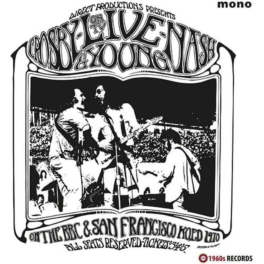 Crosby Live On Tv 1970 LP Vinyl NEW