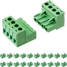 10 Sets 4 Pin 5.08mm PCB Screw Terminal Block Phoenix Connectors 4P