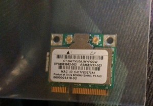 HP,  Laptop WLAN WiFi Karte. SPS: 582562-002,
