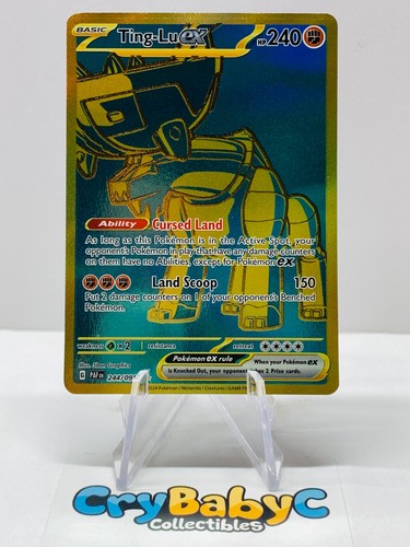 Pokemon Ting-Lu ex 244/091 Paldean Fates Scarlet & Violet Hyper Rare