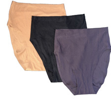 NEW  66 CHANTELLE INTIMATES SOFT STRETCH FRENCH CUT BRIEFS 3 PAIRS OS