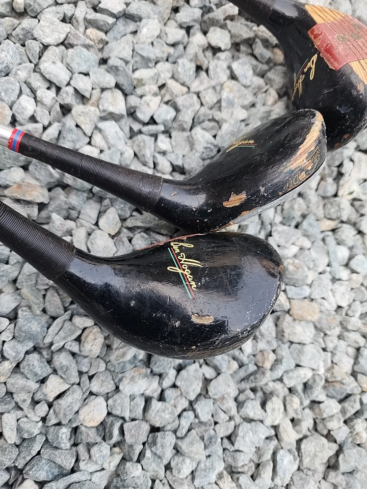 Juego de maderas vintage Ben Hogan Apex 3, 4, 5 ranuras de velocidad ejes de acero Foto 4 de 4