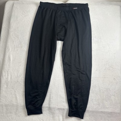 Cabela's Polartec Black Thermal Underwear Pants Base Layer Men's 2XL Regular