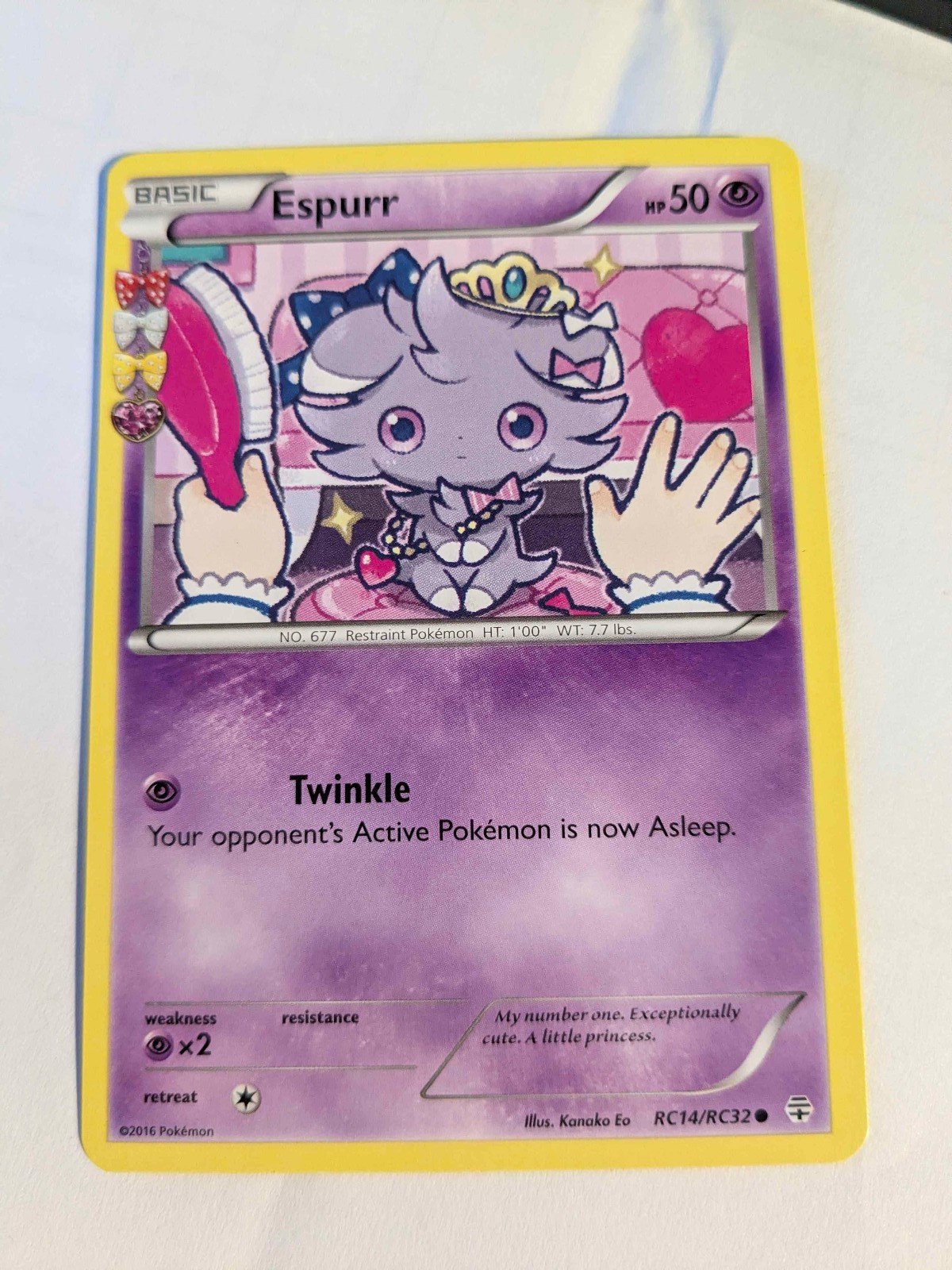Pokemon TCG Generations: Radiant Collection ~ Espurr RC14/RC32 ~ LP