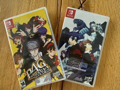 Persona 3 Portable & Persona 4 Golden Nintendo Switch sealed  Limited Run NEU
