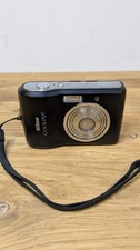 Nikon Coolpix L16 fotocamera digitale 7,1 megapixel nera funzionante * flash difettoso