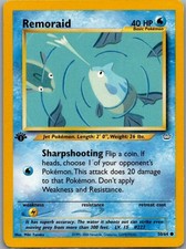 Remoraid - 1st Edition - Neo Revelation 50/64 Pokemon Card