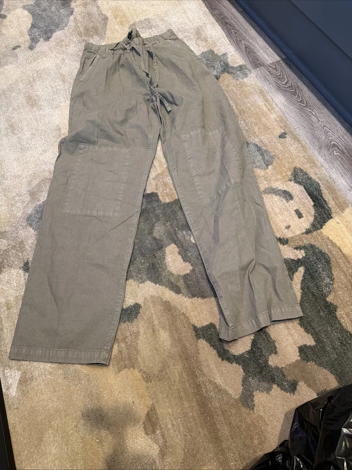 Pantalón utilitario relajado para mujer J Crew en mezcla de algodón Xst Dusty Fatigue Color Foto 2 de 4