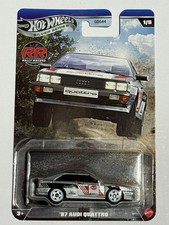 '87 Audi Quattro Silver Hot Wheels Rally Racers Silver Series 2026 1 64 JKX61