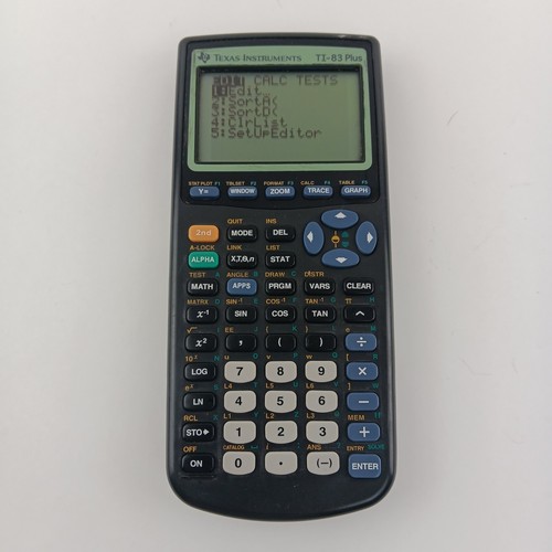 Texas Instruments TI-83 Plus graphischer Taschenrechner getestet funktioniert Algebra Schulmatte - Bild 3 von 24