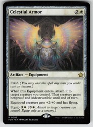 Celestial Armor #5 Foundations Rare Artifact Equipment MTG