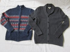 LOT OF 2 CHEROKEE BOYS CARDIGAN SWEATERS SZ L 12-14