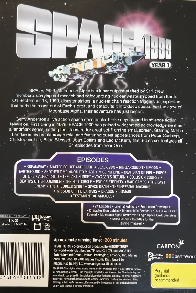 Espacio 1999: Juegos DVD Año 1 y Año 2 (Región 4, 2006) Foto 3 de 4