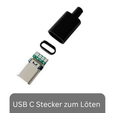 USB C Stecker zum Löten Typ A 3A 24 Pins mit...