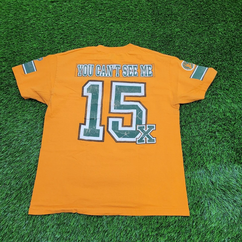 Camisa de lucha libre WWE grande 21x26 John-Cena Foto 4 de 4